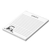 シーズー(犬)のカート名 ノートパッド (回転)