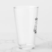 シーズー(犬)のモダンかわいい犬の品種のスローガン タンブラーグラス (右)