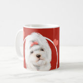 シーズー(犬)の子犬すべてのスナックあなたが作る コーヒーマグカップ (正面左)