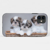 シーズー(犬)の子犬 Case-Mate iPhoneケース (裏面(横))