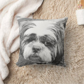 シーズー（犬）の犬 クッション (ブランケット)