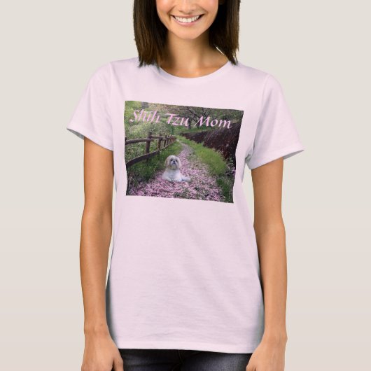 シーズー(犬)のTzuのお母さんのTシャツ Tシャツ (正面)