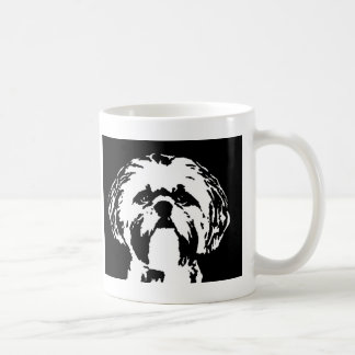 シーズー（犬）のTzuのギフト-二重像のマグ コーヒーマグカップ