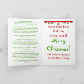 シーズー(犬)のTzuのクリスマスカード シーズンカード (内部)