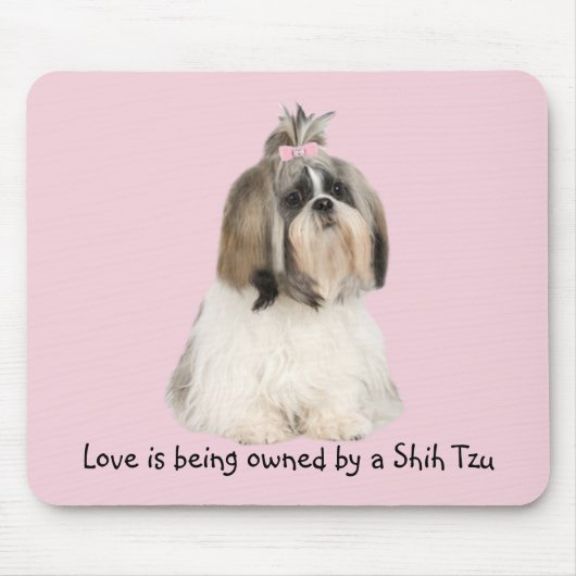 シーズー(犬)のTzuのマウスパッド マウスパッド (正面)