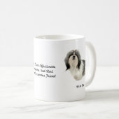 シーズー(犬)のTzuのマグ- 2つのイメージおよびモチーフの… コーヒーマグカップ (正面右)