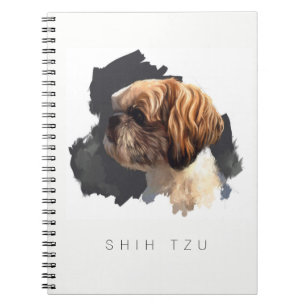 シーズー（犬）のTzuの元の芸術のノート ノートブック