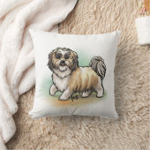 シーズー（犬）のTzuの枕 クッション (ブランケット)