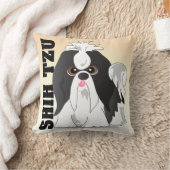 シーズー（犬）のTzuの枕 クッション (ブランケット)