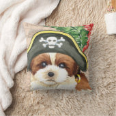 シーズー（犬）のTzuの海賊 クッション (ブランケット)