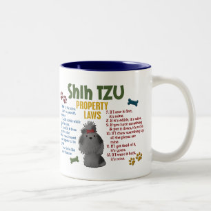 シーズー(犬)のTzuの特性の法律4 ツートーンマグカップ