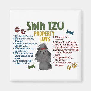 シーズー(犬)のTzuの特性の法律4 マグネット