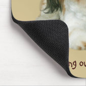 シーズー（犬）のTzuの相棒のマウスパッド マウスパッド (コーナー)