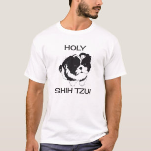 シーズー(犬)のTzuの神聖なおもしろTシャツ Tシャツ