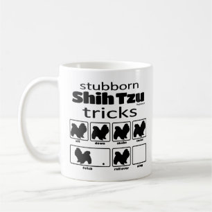 シーズー(犬)のTzuの頑固なトリック コーヒーマグカップ