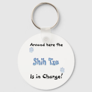 シーズー(犬)のTzu充満Keychain キーホルダー