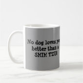 シーズー(犬)のTzu愛マグ コーヒーマグカップ (左)