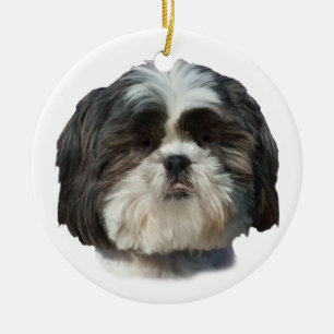 シーズー（犬）のTzu犬のオーナメント セラミックオーナメント