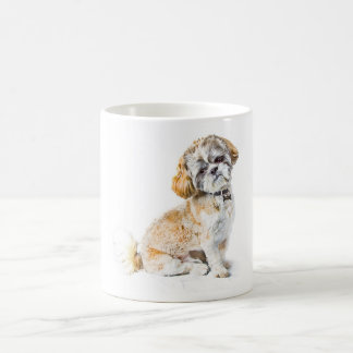 シーズー(犬)のTzu犬のマグ コーヒーマグカップ