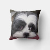 シーズー（犬）のTzu犬 クッション (裏面)