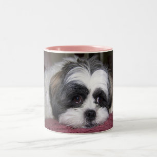 シーズー(犬)のTzu犬 ツートーンマグカップ