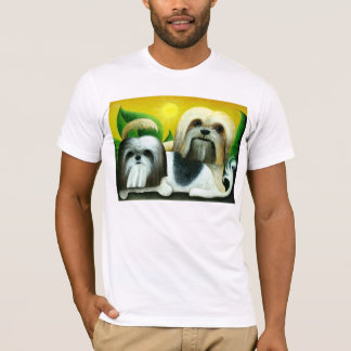 シーズー(犬)のTzu 2匹の犬 Tシャツ