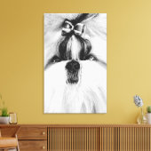 シーズー（犬） キャンバスプリント (インサイチュ (リビング))