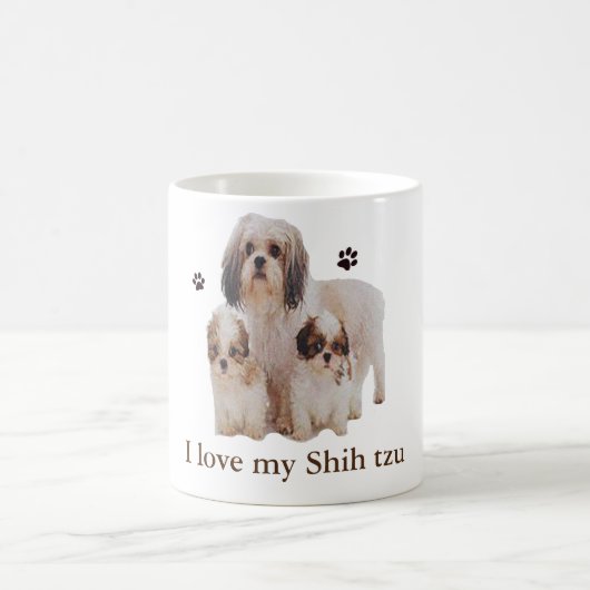 シーズー(犬) コーヒーマグカップ (中央)