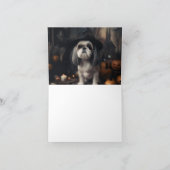 シーズー（犬）ズカボンプキンハロウィンホラー カード (内部)