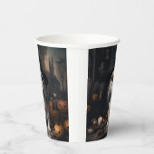 シーズー（犬）ズカボンプキンハロウィンホラー 紙コップ (右)