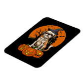 シーズー(犬)ズドッグハロウィーン マグネット (左側)