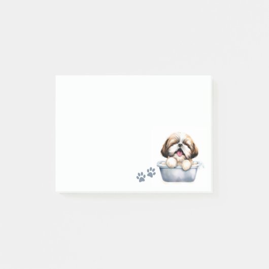 シーズー（犬）ズドッグ ポストイット (正面)