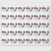 シーズー（犬）ズドッグ ラッピングペーパー (フラット)