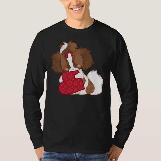 シーズー（犬）ズパピーズ Tシャツ (正面)