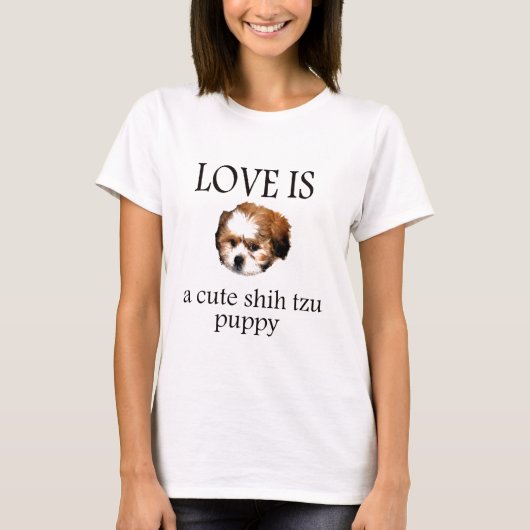 シーズー（犬）ズパピー Tシャツ (正面)