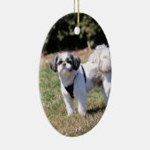 シーズー(犬) セラミックオーナメント (右)