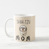 シーズー(犬)タウ母 コーヒーマグカップ (左)