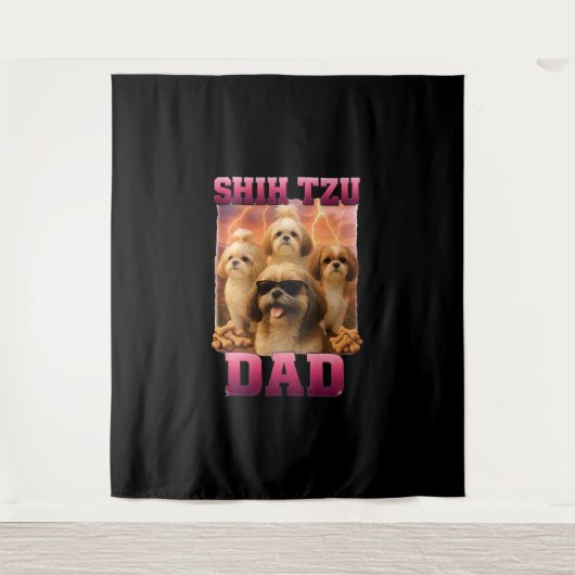 シーズー（犬） タペストリー (正面)