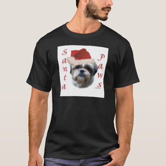 シーズー(犬)チサンタポーズ Tシャツ (正面)