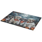 シーズー(犬)チハロウィン不気味 カッティングボード (角)