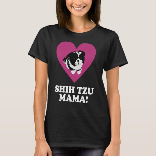 シーズー(犬)チママ Tシャツ (正面)