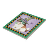 シーズー(犬)チュ魔女 タイル (側面)