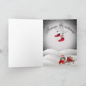 シーズー(犬)チュ・サンタシーズングリーティング シーズンカード (内部)