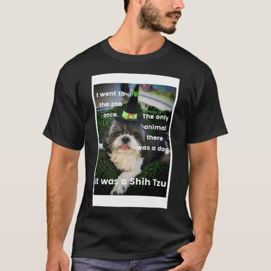 シーズー（犬）チュ・ジョーク・ベラ・ザ・ドッグ・レベッカ・ベックスマダー Tシャツ (正面)