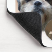 シーズー(犬)チュ(ナチュラル)トルコ マウスパッド (コーナー)
