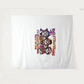 シーズー（犬）チュ・ハロウィンサンクスギビングクラシッククリスマス タペストリー (正面(横))