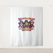 シーズー（犬）チュ・ハロウィンサンクスギビングクラシッククリスマス タペストリー (正面)