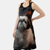 シーズー(犬)チュ・ハロウィーン怖 エプロン (インサイチュ)