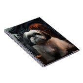 シーズー（犬）チュ・ハロウィーン怖 ノートブック (右側)