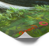 シーズー(犬)ツアートプリントオンキャンバス ポスター (角)